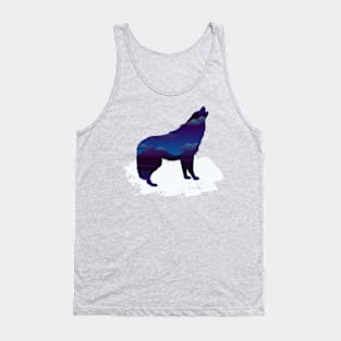 Wild Wolf Howling Tank Top